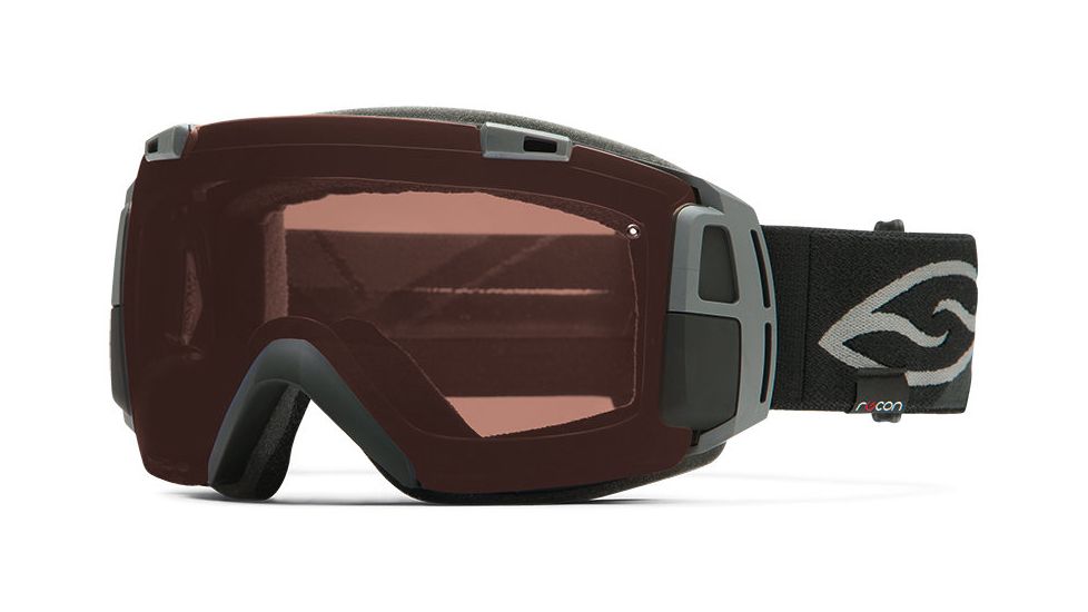 Smith Optics IO Recon Goggle Black Frame/Polarized Rose Copper/Blue Sensor Lens IR7EPBK15