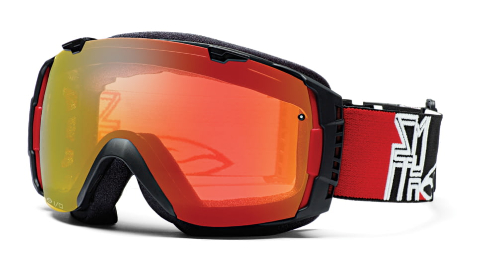 Smith Optics I/O Snow Goggles - Black Red Blocks