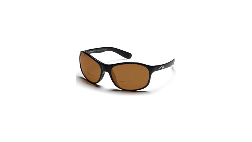 Smith Optics Lost River Reader Sunglasses - Black frames, Polarized Brown lenses