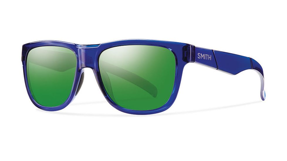 Lowdown Slim Sunglasses-Crystal Blue-Green Sol-X Mirror