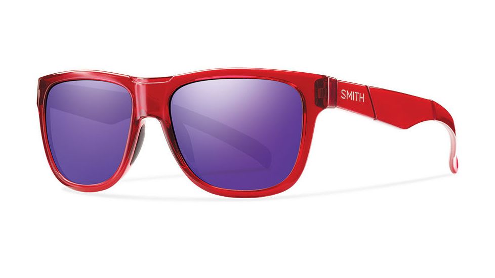 Lowdown Slim Sunglasses-Red-Purple Sol-X Carbonic