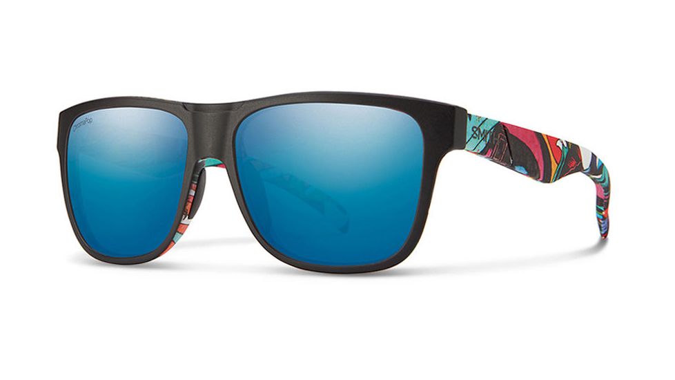 Smith Optics Lowdown Sunglasses, BSF Frame, Polarized Blue Mirror Lens, Polarized, LDCPUGMBSF