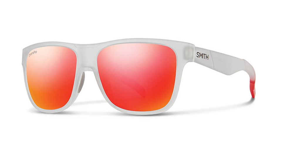 Smith Optics Lowdown Sunglasses, Matte Crystal Red Frame, Sun Red Mirror Lens, LDCMDMMCRD