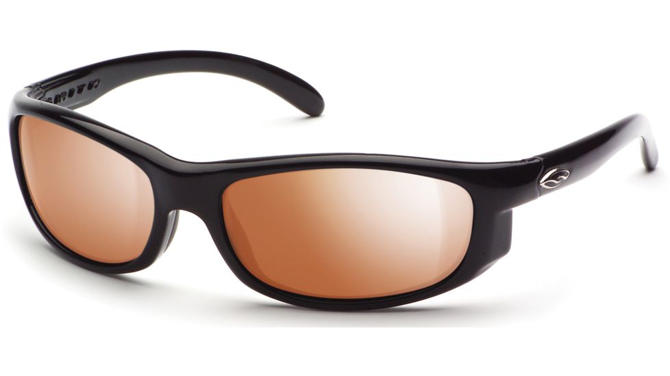 Smith Optics Maverick Sunglasses with Black frames and Copper Mirrored lenses