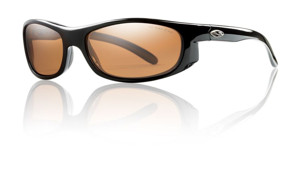 Smith Optics Maverick Black Frame Sunglasses with Polarchromic Copper Mirror Lenses MRGPPCMBK