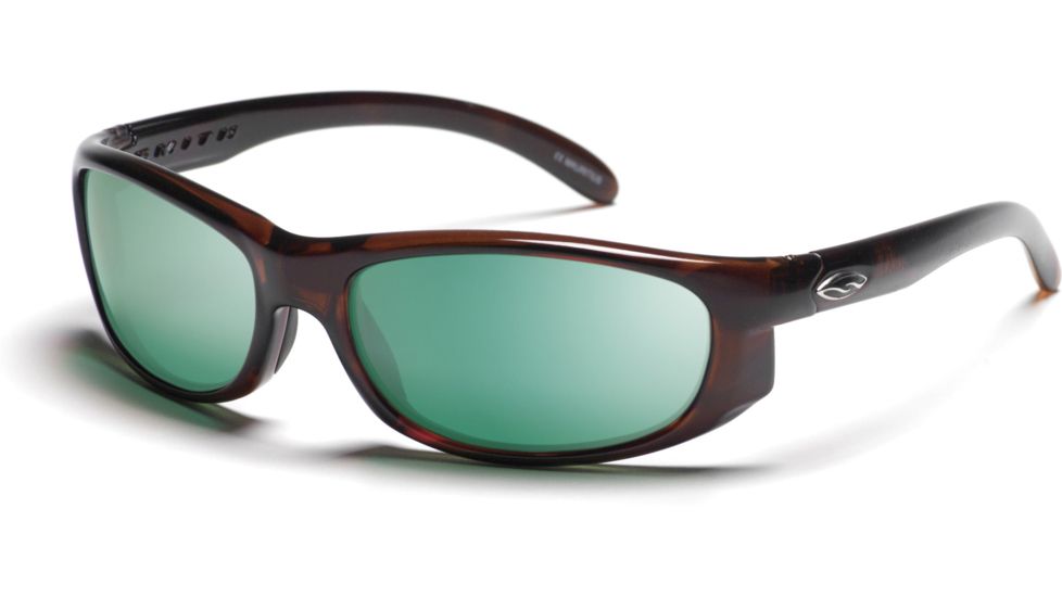 Smith Optics Maverick Sunglasses with Tortoise frames and Green Mirrored Gray lenses