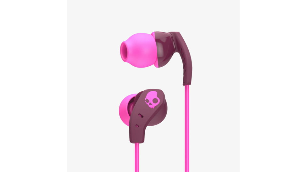 Skullcandy Method earbuds with Mic-Plum/Pink