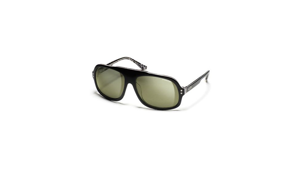 Smith Optics Nolte Sunglasses - Black / Zebra frames, Gray-Green lenses