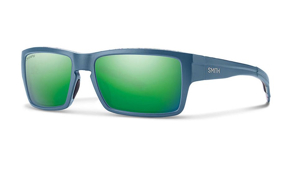 Smith Optics Outlier Sunglasses, Matte Corsair Ripped Frame, Sun Green Mirror Lens, OUCMGMMCAR