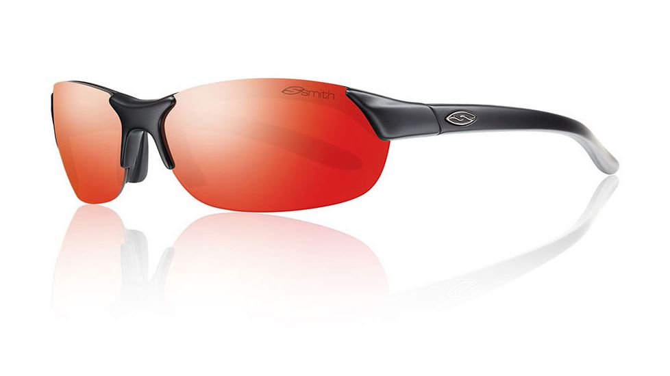 Smith Optics Parallel sg, Matte Black/Red Sol-X/ig/clr carb TLT lens PLPCDMMB