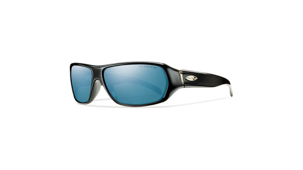Smith Optics Pavilion Sunglasses - Black Frame, Polarized Blue Mirror Lenses PVPPUGMBK