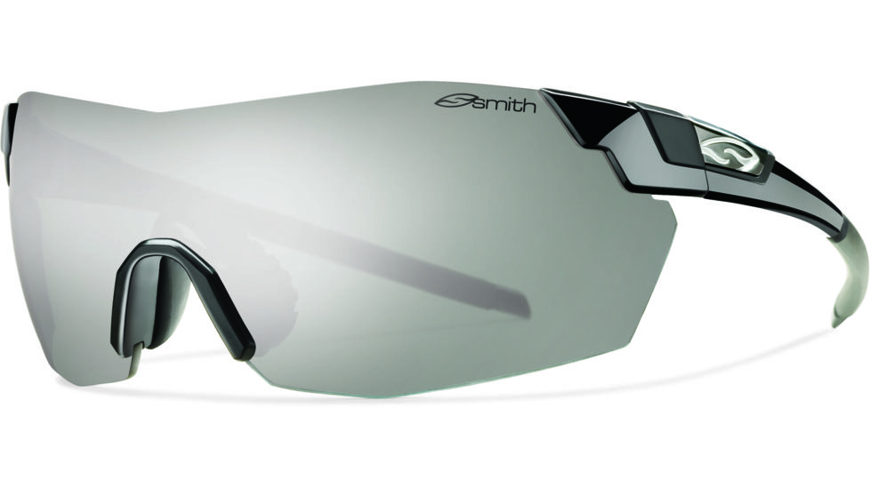 Smith Optics Pivlock V2 Max Sunglasses - Black Frame, Platinum,Ignitor,Clear Lenses VWMPCGYMBK