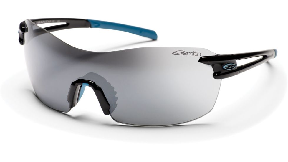 Smith Optics Pivlock V90 Max Sunglasses - Black Frames, Platinum Mirror Lenses