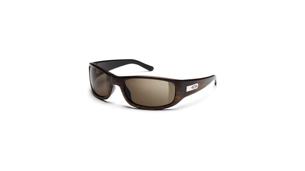 Smith Optics Projekt Sunglasses - Wood Grain frames, Polarized Brown lenses