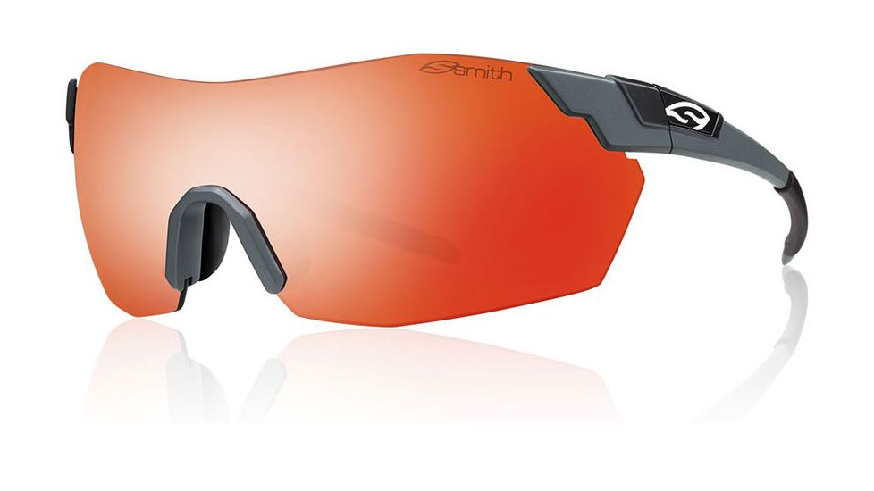 Smith Optics pvlk V2 Max sg, Matte Cement/Red Sol-X/ig/clr carb TLT lens VWMPCDMMCT