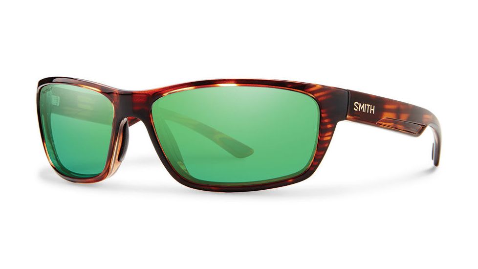 Smith Optics Ridgewell Sunglasses, Tortoise Frame, Polarized Green Mirror Lens, Polarized, RIGPGMTT