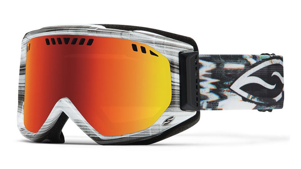 Smith Optics Scope Goggle Vertical Hold Frame/Red Sensor Lens SC3RZVH15