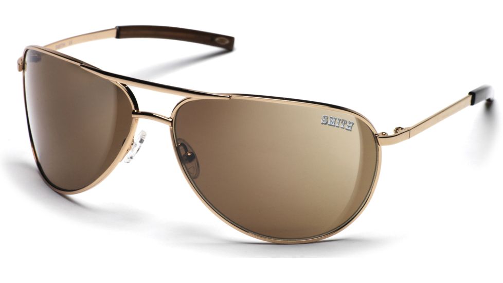 Smith Optics Serpico Sunglasses with Gold frames and Brown lenses