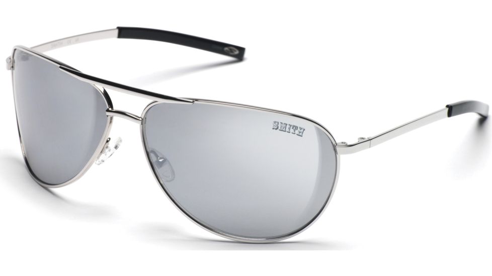 Smith Optics Serpico Sunglasses with Silver frames and Platinum lenses