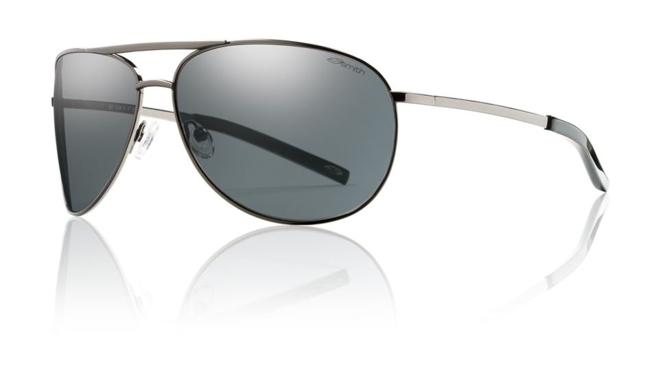 Smith Optics Serpico Sunglasses - Gunmetal Frame, Polarized Gray Carbonic TLT SEPPGYGM