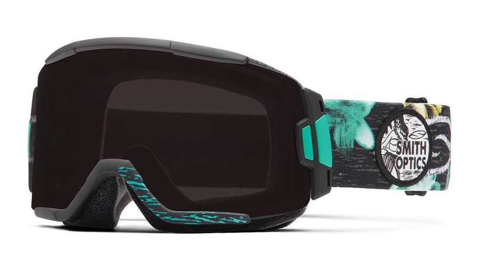 Smith Optics Squad Goggle Black Burnout Frame/Blackout/Yellow Lens SQ2BKKT15
