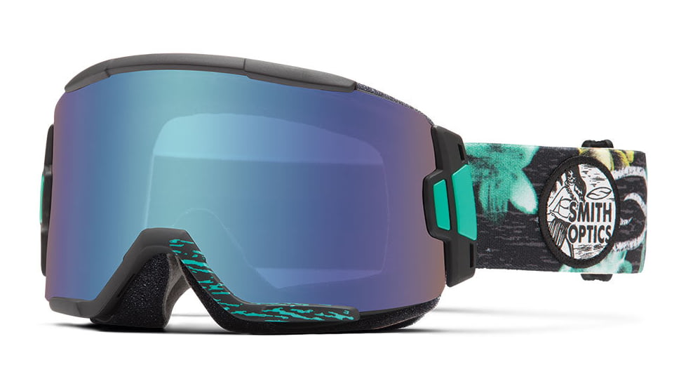 Smith Optics Squad Goggle Black Burnout Frame/Blue Sensor/RC36 Lens SQ2ZKT15