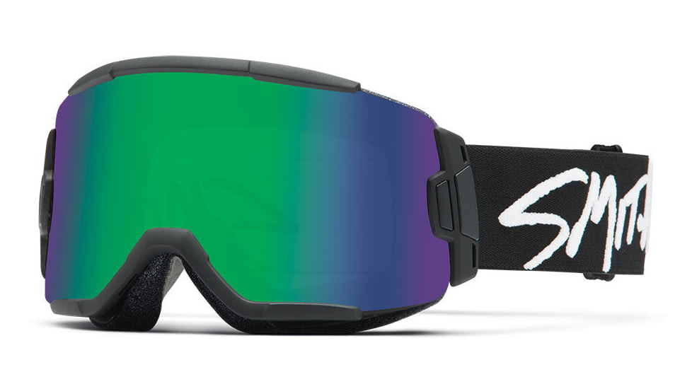 Smith Optics Squad Goggle Black Frame/Green Sol-X/Yellow Lens SQ2NXBK15
