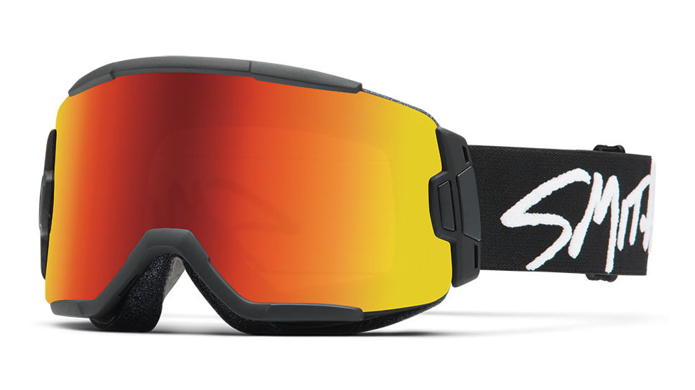Smith Optics Squad Goggle Black Frame/Red Sol-X/Yellow Lens SQ2DXBK15