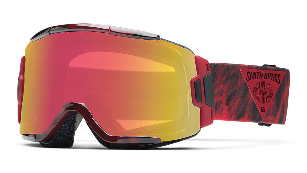 Smith Optics Squad Goggle Fire Insomniac Frame/Red Sensor/RC36 Lens SQ2RZFI15