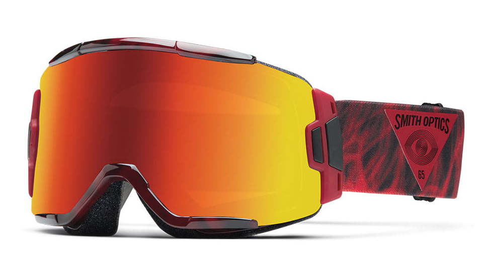Smith Optics Squad Goggle Fire Insomniac Frame/Red Sol-X/Yellow Lens SQ2DXFI15