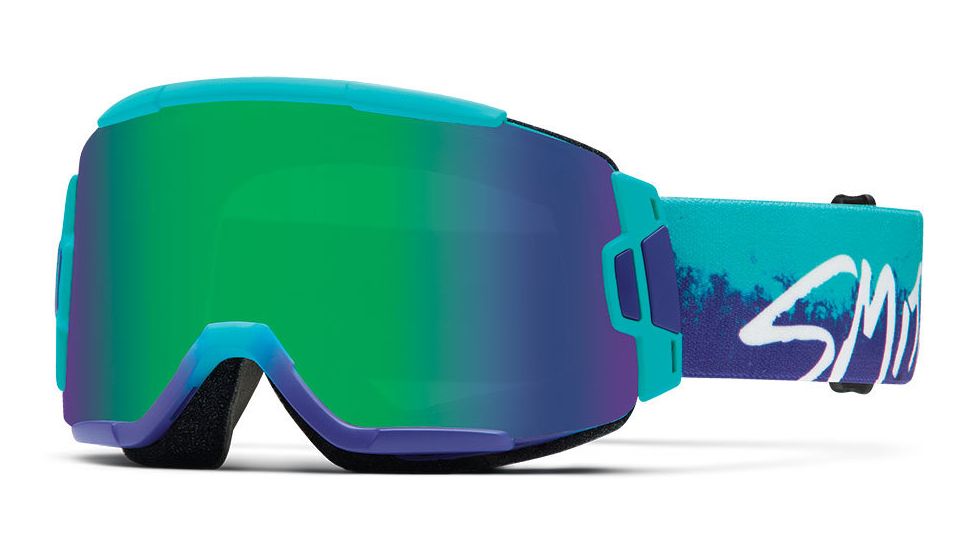 Smith Optics Squad Goggle Purple Fade Kook Frame/Green Sol-X/Yellow Lens SQ2NXPFK15