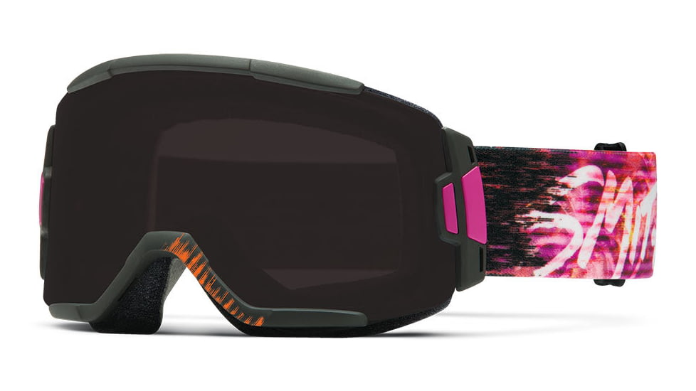 Smith Optics Squad Goggle Sunset Palms Frame/Blackout/Yellow Lens SQ2BKUP15