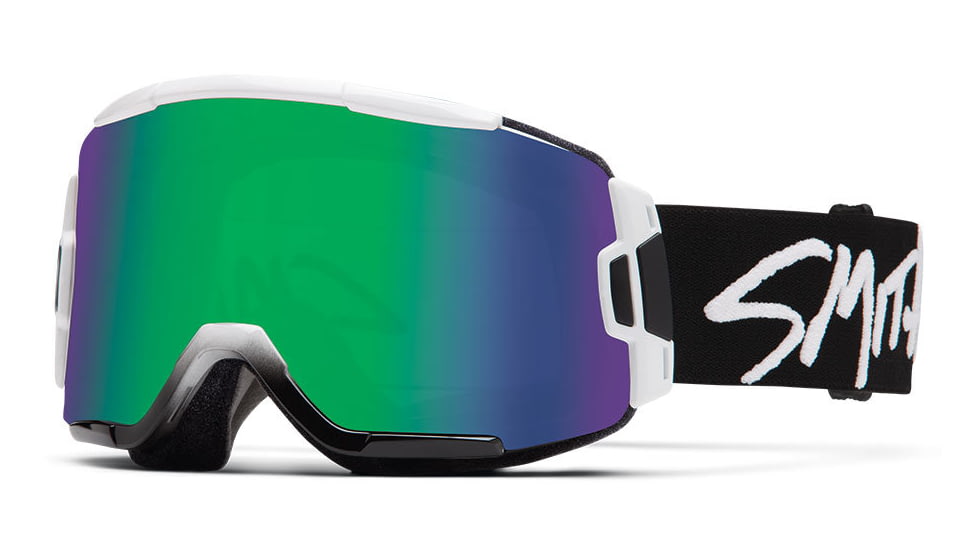 Smith Optics Squad Goggle White Frame/Green Sol-X/Yellow Lens SQ2NXWT15