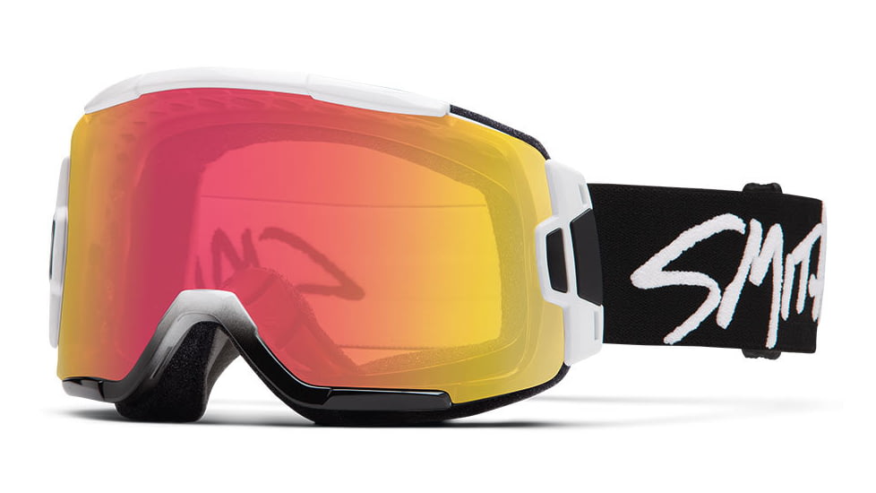Smith Optics Squad Goggle White Frame/Red Sensor/RC36 Lens SQ2RZWT15