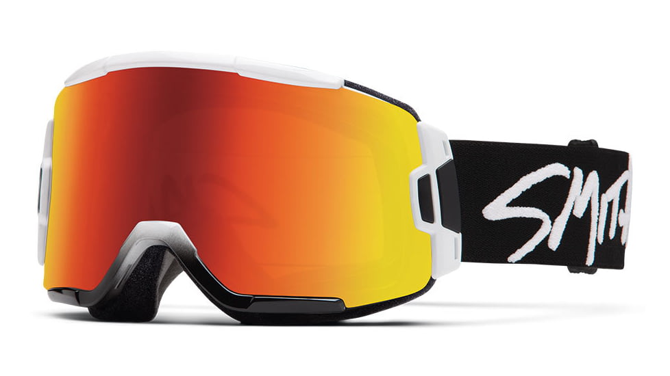 Smith Optics Squad Goggle White Frame/Red Sol-X/Yellow Lens SQ2DXWT15