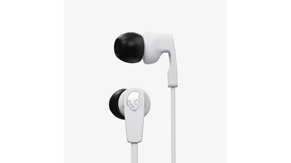 Skullcandy Strum Earbuds-Chrome/White