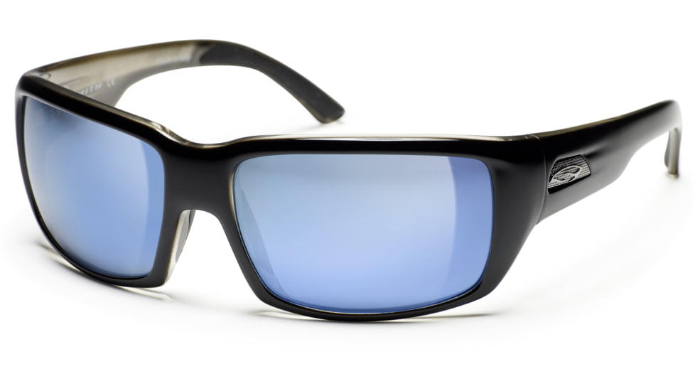 Smith Optics Touch Stone Sunglasses - Black Frames, Polarized Blue Lenses