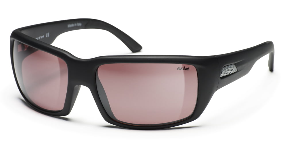 Smith Optics Touchstone Sunglass - Matte Black Evolve Frames, Polarchromic Ignitor Lenses