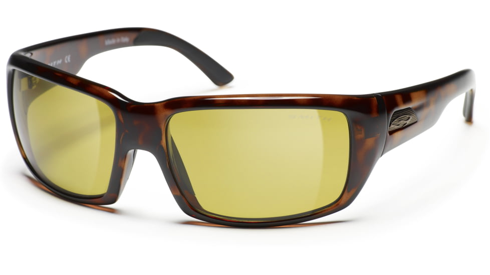 Smith Optics Touchstone Sunglasses - Tortoise Frames, Polarzied Amber Lenses