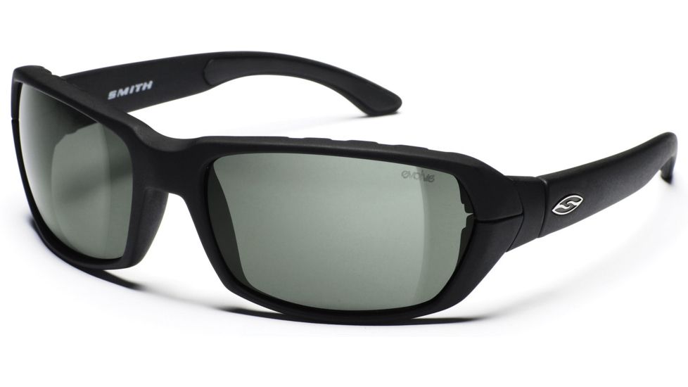 Smith Optics Trace Sunglasses with Matte Black Evolve frames and Gray lenses