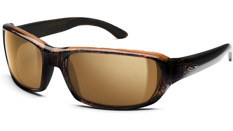 Smith Optics Trace Sunglasses with Wood Tortoise frames and Brown lenses