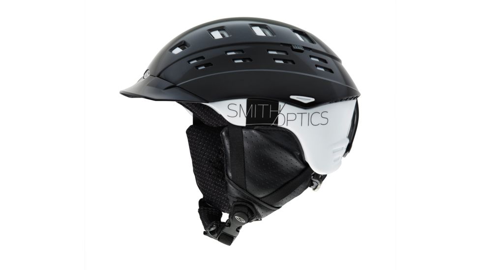 Smith Optics Variant Brim Helmet, Black/White Wordpress, Large H13-VBKWLG