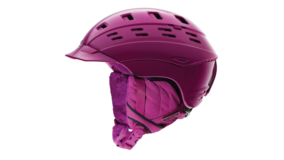 Smith Variant Brim Womens Helmet, Bright Plum Alpenglow, Medium H12-VWPMMD
