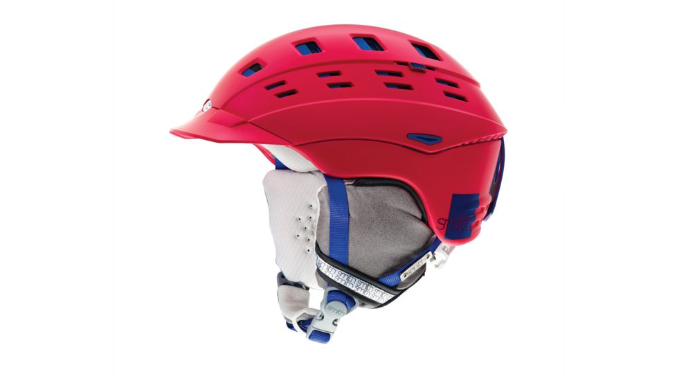 Smith Optics Variant Brim Womens Helmet, Neon Red Typepress, Large H13-VWNDTLG