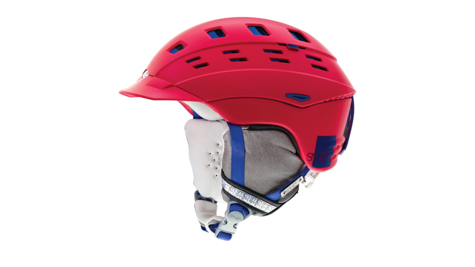 Smith Optics Variant Brim Womens Helmet, Neon Red Typepress, Small H13-VWNDTSM