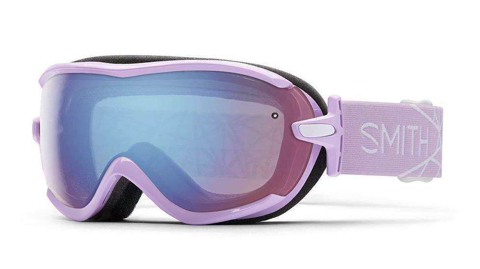 Smith Optics Virtue Goggles, Blush/Blue Sensor Mirror, OSFA VR6ZBH16