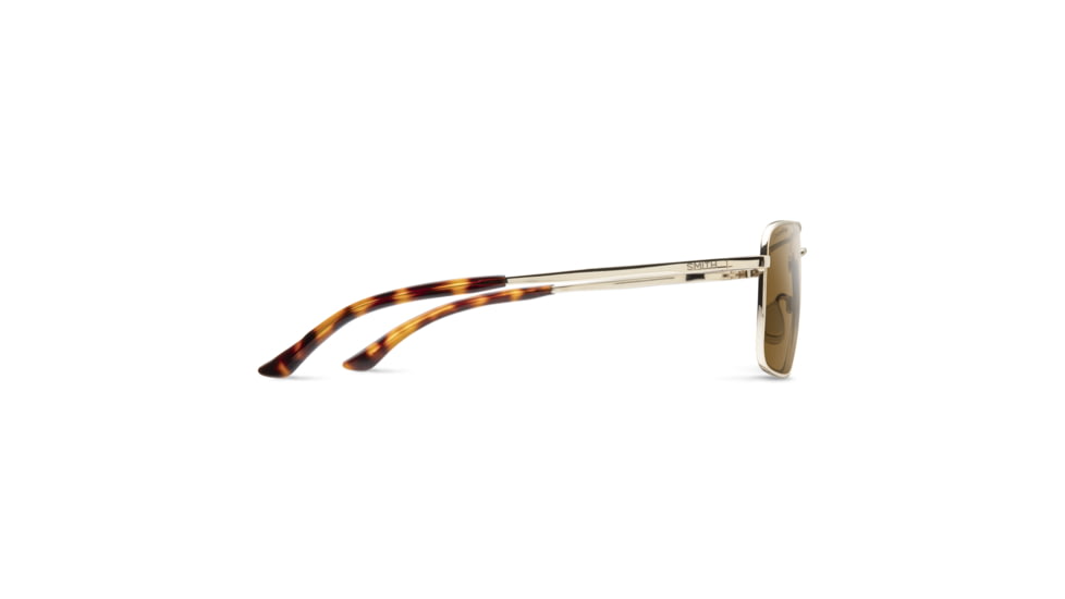 Smith Outcome Sunglasses, Gold Frame, ChromaPop Polarized Brown Lens, 204061J5G59L5