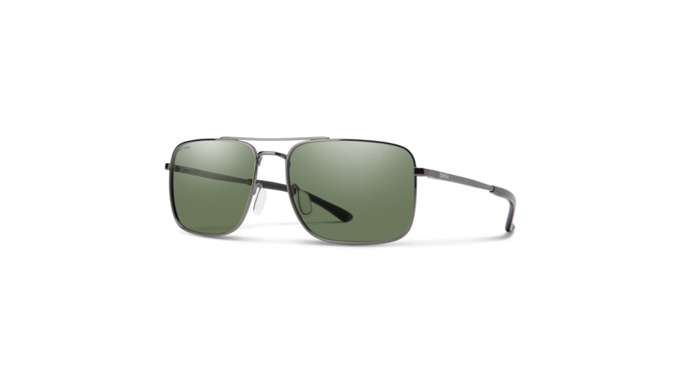 Smith Outcome Sunglasses, Gunmetal Frame, ChromaPop Polarized Gray Green Lens, 204061KJ159L7