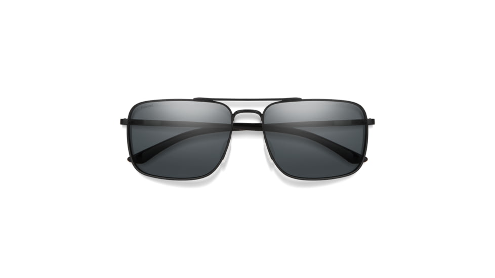 Smith Outcome Sunglasses, Matte Black Frame, Polarized Gray Lens, 20406100359M9
