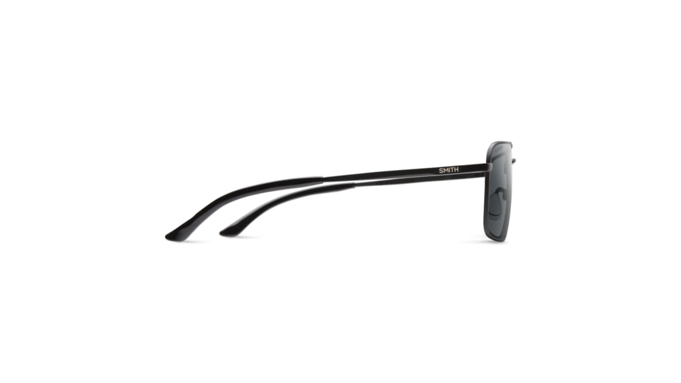 Smith Outcome Sunglasses, Matte Black Frame, Polarized Gray Lens, 20406100359M9